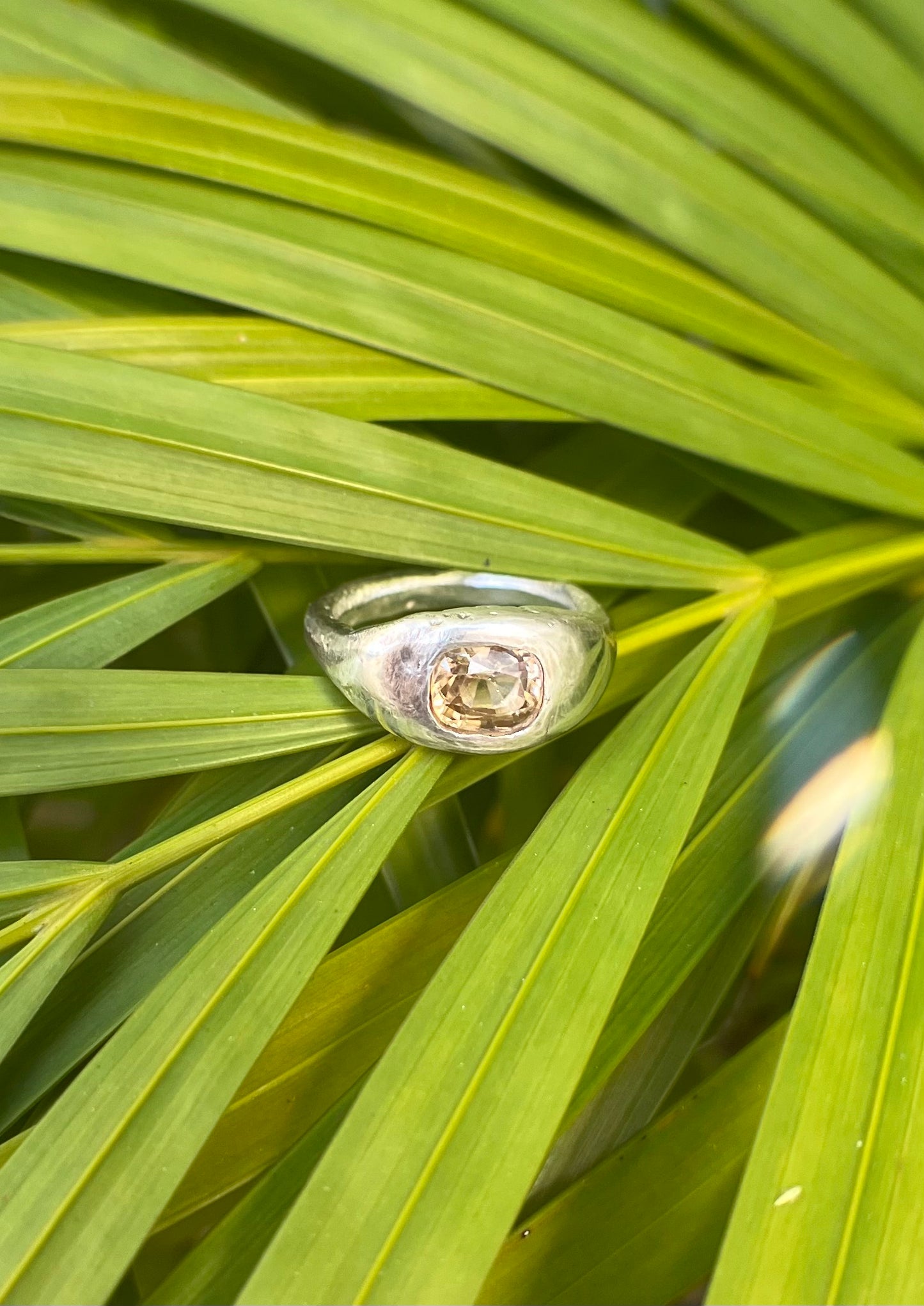 Big Zircon Ring